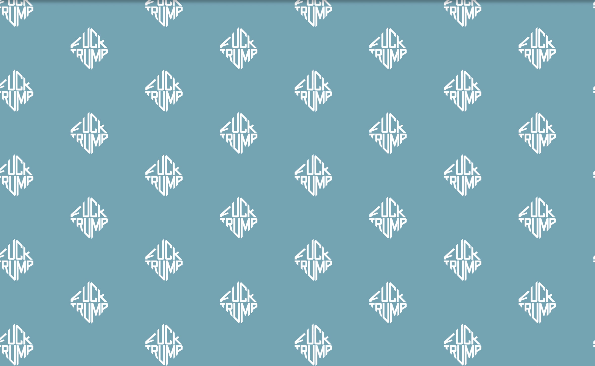 Incognito Fuck Trump Button Shirt