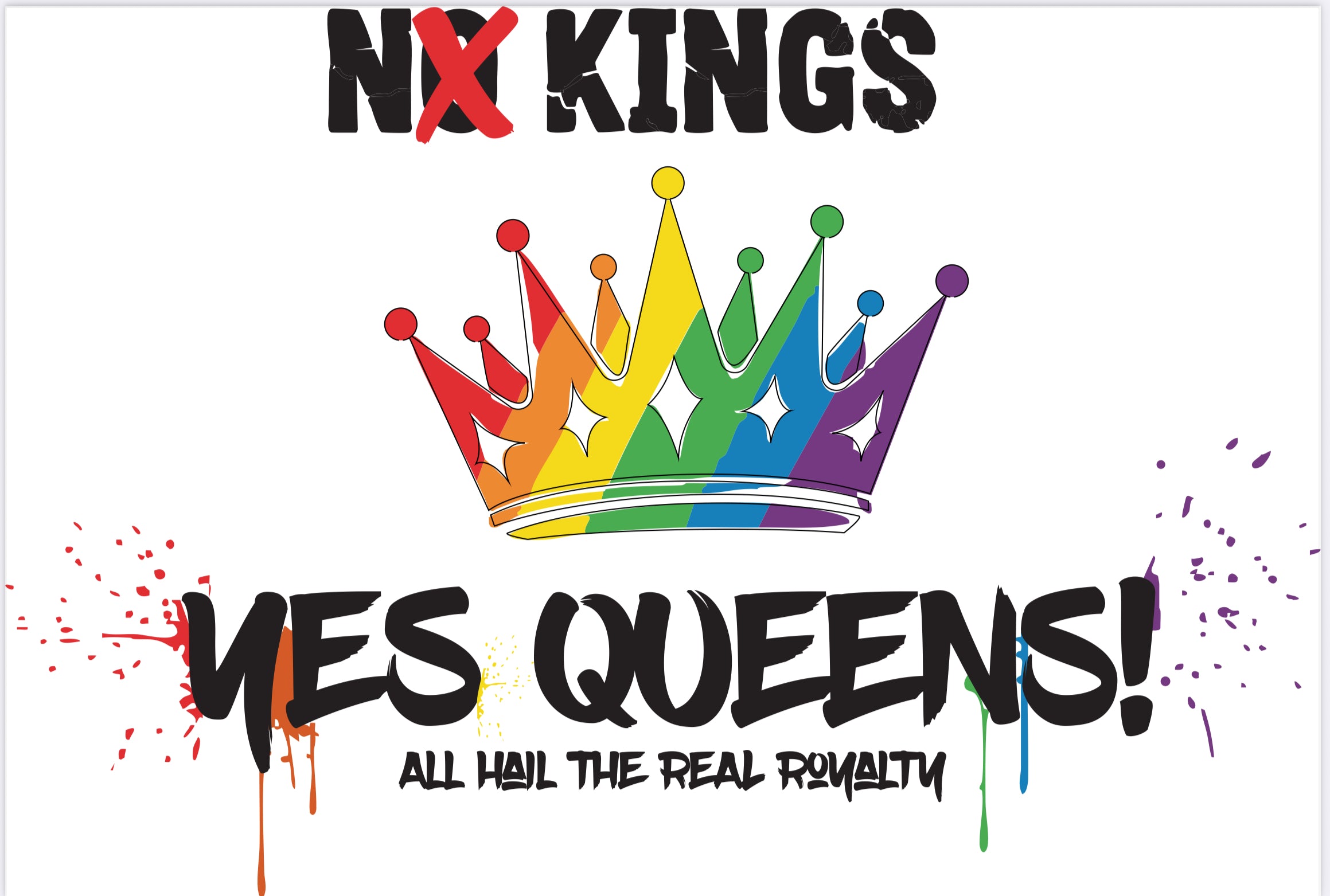 No Kings, Yes Queens! Hoodie